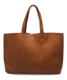 SLOW×BEAMS（スロウ×ビームス）の古着「別注レザートートバッグ」｜ブラウン