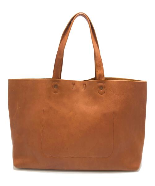 SLOW（スロウ）SLOW (スロウ) BEAMS (ビームス) 別注レザートートバッグ ブラウンの古着・服飾アイテム