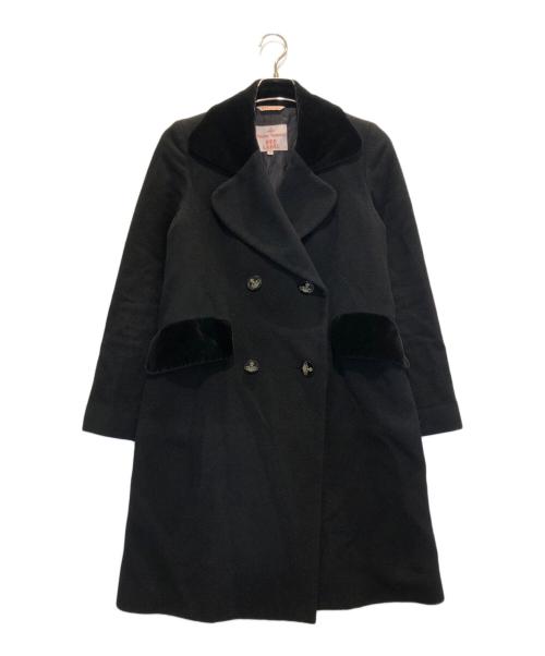 Vivienne Westwood RED LABEL（ヴィヴィアンウエストウッドレッドレーベル）Vivienne Westwood RED LABEL (ヴィヴィアンウエストウッドレッドレーベル) チェスターコート ブラック サイズ:2の古着・服飾アイテム
