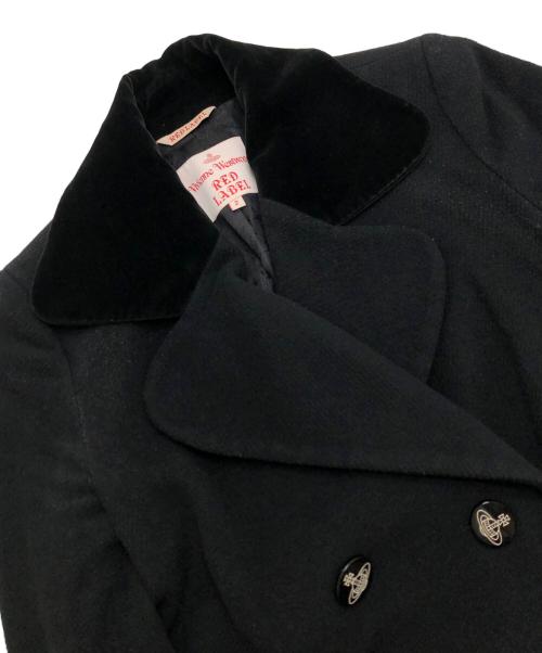 Vivienne Westwood RED LABEL（ヴィヴィアンウエストウッドレッドレーベル）Vivienne Westwood RED LABEL (ヴィヴィアンウエストウッドレッドレーベル) チェスターコート ブラック サイズ:2の古着・服飾アイテム