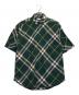 BURBERRY（バーバリー）の古着「ボタンダウンチェックシャツ」｜グリーン