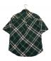 BURBERRY (バーバリー) ボタンダウンチェックシャツ グリーン サイズ:S：30000円