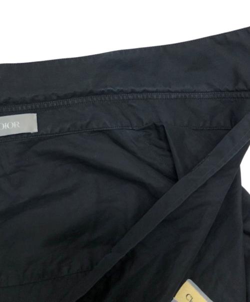 Dior（ディオール）DIOR (ディオール) LOGO PATCH SHIRTS ブラック サイズ:42の古着・服飾アイテム