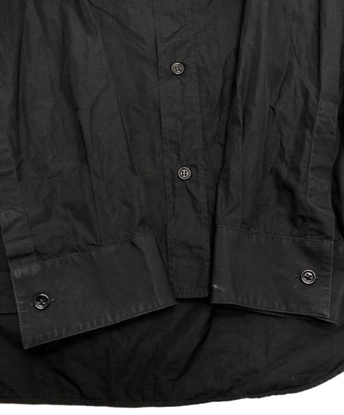 Dior（ディオール）DIOR (ディオール) LOGO PATCH SHIRTS ブラック サイズ:42の古着・服飾アイテム