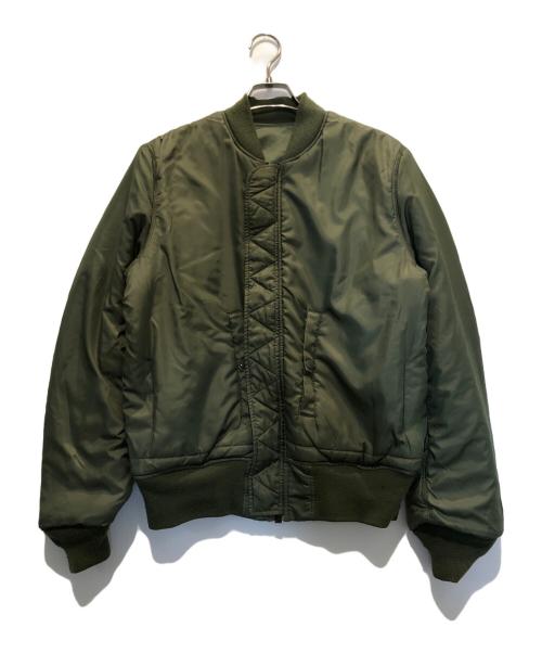 ALPHA（アルファ）ALPHA (アルファ) MA-1ジャケット カーキ サイズ:Lの古着・服飾アイテム