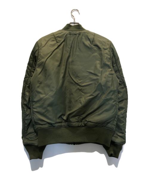 ALPHA（アルファ）ALPHA (アルファ) MA-1ジャケット カーキ サイズ:Lの古着・服飾アイテム