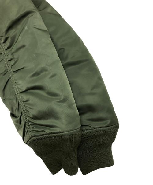 ALPHA（アルファ）ALPHA (アルファ) MA-1ジャケット カーキ サイズ:Lの古着・服飾アイテム