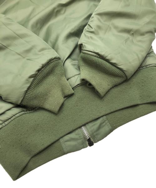 ALPHA（アルファ）ALPHA (アルファ) MA-1ジャケット カーキ サイズ:Lの古着・服飾アイテム