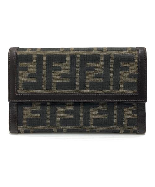 FENDI（フェンディ）FENDI (フェンディ) ズッカ柄財布 ブラウン サイズ:表記なしの古着・服飾アイテム