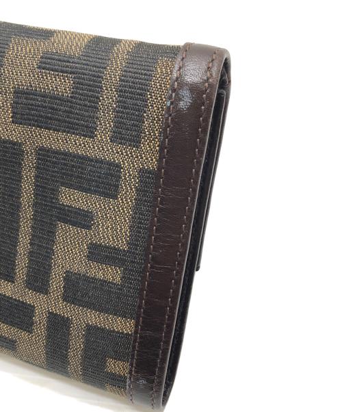 FENDI（フェンディ）FENDI (フェンディ) ズッカ柄財布 ブラウン サイズ:表記なしの古着・服飾アイテム