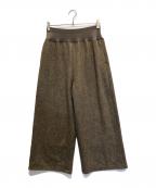 BEARDSLEYビアズリー）の古着「ウエストリブネップツイードパンツ」｜ブラウン