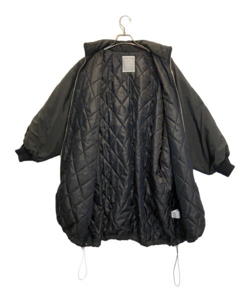 BEARDSLEY（ビアズリー）BEARDSLEY (ビアズリー) 中綿BIGポンチョコート ブラック サイズ:Fの古着・服飾アイテム