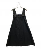 avec deuxclefsアヴェクデュクレ）の古着「ベアワンピース」｜ブラック