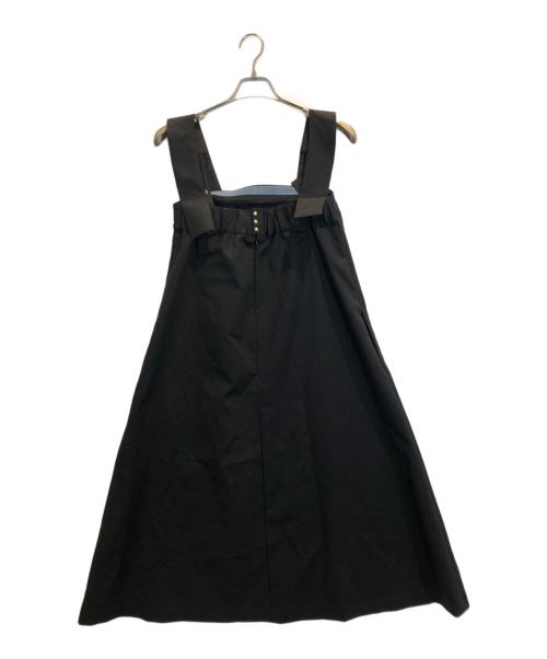 avec deuxclefs（アヴェクデュクレ）avec deuxclefs (アヴェクデュクレ) ベアワンピース ブラック サイズ:M 未使用品の古着・服飾アイテム