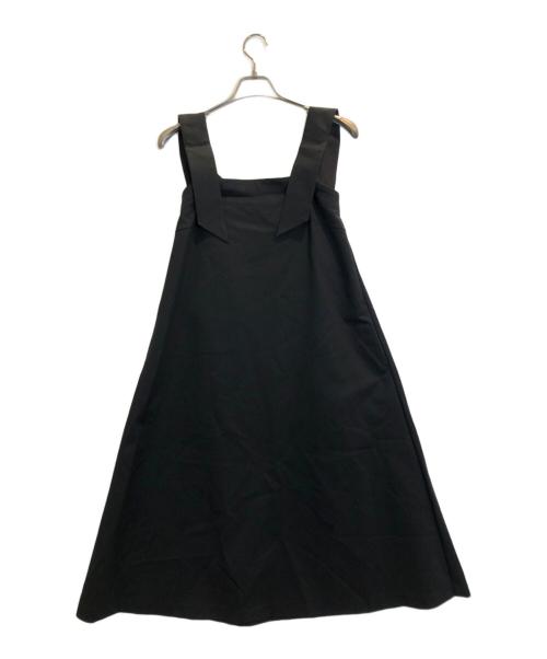 avec deuxclefs（アヴェクデュクレ）avec deuxclefs (アヴェクデュクレ) ベアワンピース ブラック サイズ:M 未使用品の古着・服飾アイテム