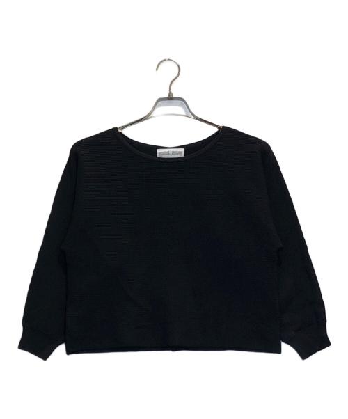 BEARDSLEY（ビアズリー）BEARDSLEY (ビアズリー) 後ろパールニット ブラック サイズ:Freeの古着・服飾アイテム