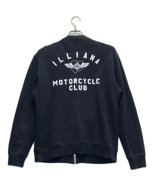 Buco（ブコ）Buco (ブコ) THE REAL McCOY'S (ザ・リアルマッコイズ) スウェットブルゾン ブラック サイズ:Lの古着・服飾アイテム