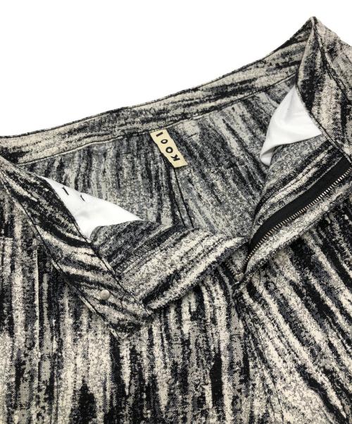 kooi（コーイ）kooi (コーイ) 総柄パンツ ブラック サイズ:2の古着・服飾アイテム