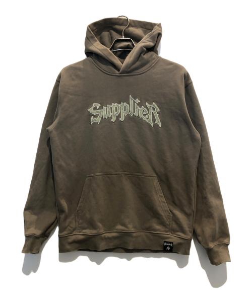 SUPPLIER（サプライヤー）SUPPLIER (サプライヤー) プルオーバーパーカー ベージュ サイズ:Mの古着・服飾アイテム