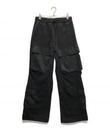 entire studios（エンタイアスタジオ）の古着「UTILITY CARGO SWEAT PANTS」｜ブラック
