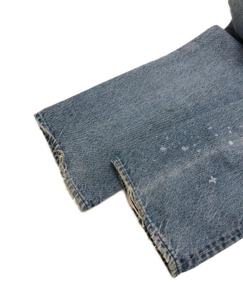 BACK BONE（バックボーン）BACK BONE (バックボーン) レザーリメイクデニムパンツ インディゴ サイズ:W32 L34の古着・服飾アイテム