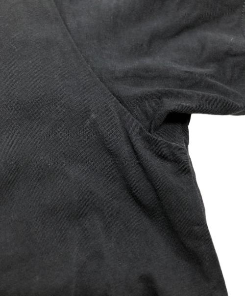 RAF SIMONS（ラフシモンズ）RAF SIMONS (ラフシモンズ) ビッグフィットRロゴTシャツ ブラック サイズ:Lの古着・服飾アイテム
