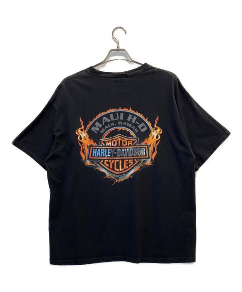 HARLEY-DAVIDSON（ハーレーダビッドソン）HARLEY-DAVIDSON (ハーレーダビッドソン) 両面プリントTシャツ ブラック サイズ:XLの古着・服飾アイテム