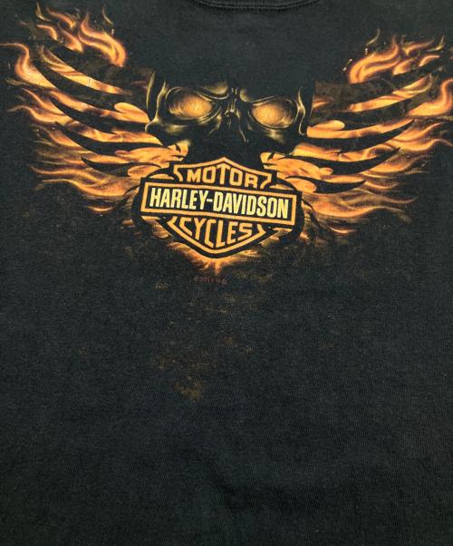 HARLEY-DAVIDSON（ハーレーダビッドソン）HARLEY-DAVIDSON (ハーレーダビッドソン) 両面プリントTシャツ ブラック サイズ:XLの古着・服飾アイテム