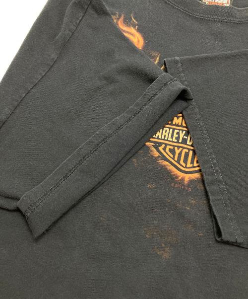 HARLEY-DAVIDSON（ハーレーダビッドソン）HARLEY-DAVIDSON (ハーレーダビッドソン) 両面プリントTシャツ ブラック サイズ:XLの古着・服飾アイテム