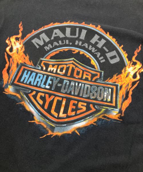 HARLEY-DAVIDSON（ハーレーダビッドソン）HARLEY-DAVIDSON (ハーレーダビッドソン) 両面プリントTシャツ ブラック サイズ:XLの古着・服飾アイテム