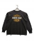 BREATHブレス）の古着「SOUTH SIDE MOTOR L/S TEE」｜ブラック