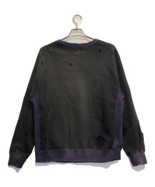 Needles（ニードルズ）Needles (ニードルズ) 2-Tone C/N Sweat Shirt ブラック サイズ:Mの古着・服飾アイテム