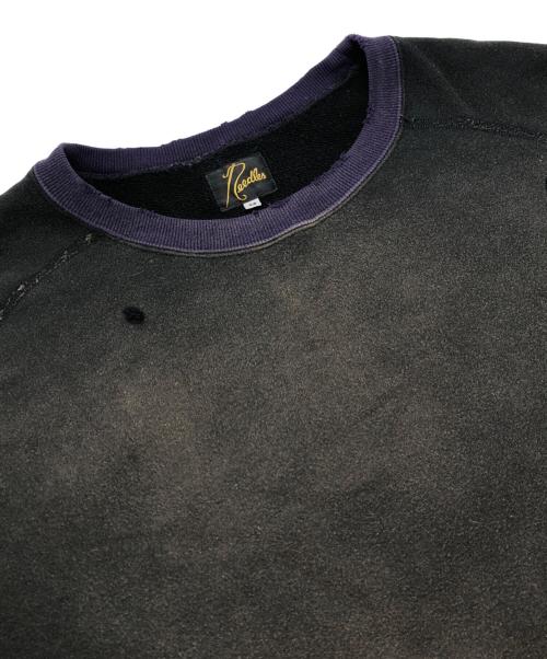 Needles（ニードルズ）Needles (ニードルズ) 2-Tone C/N Sweat Shirt ブラック サイズ:Mの古着・服飾アイテム