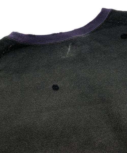 Needles（ニードルズ）Needles (ニードルズ) 2-Tone C/N Sweat Shirt ブラック サイズ:Mの古着・服飾アイテム