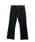 Y's for men（ワイズフォーメン）の古着「COTTON KATSURAGI BOOT CUT PANTS」｜ブラック