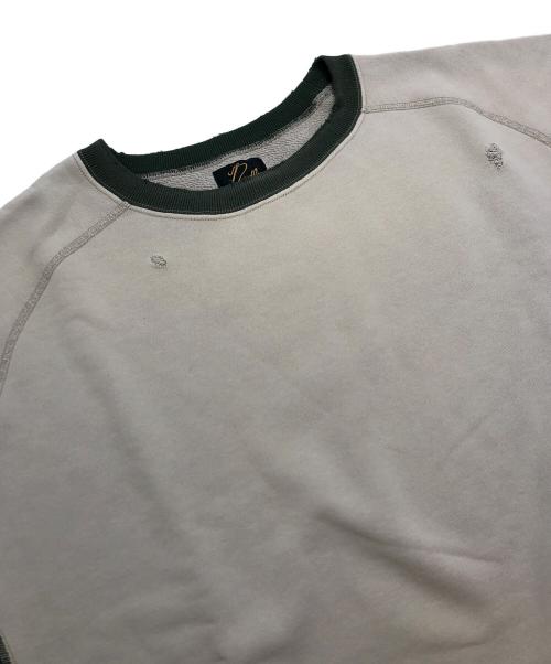 Needles（ニードルズ）Needles (ニードルズ) 2-Tone C/N Sweat Shirt ベージュ サイズ:Mの古着・服飾アイテム