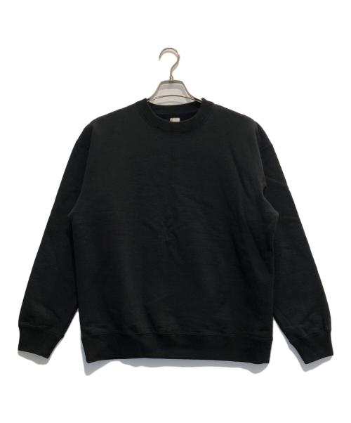 Ron Herman（ロンハーマン）Ron Herman (ロンハーマン) フレンチテリー クルーネック スウェット ブラック サイズ:S 未使用品の古着・服飾アイテム