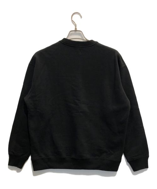 Ron Herman（ロンハーマン）Ron Herman (ロンハーマン) フレンチテリー クルーネック スウェット ブラック サイズ:S 未使用品の古着・服飾アイテム