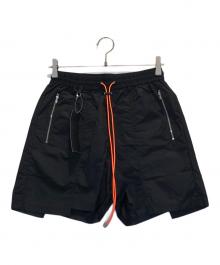always out of stock（オールウェイズ アウト オブ ストック）の古着「ナイロンハーフパンツ」｜ブラック