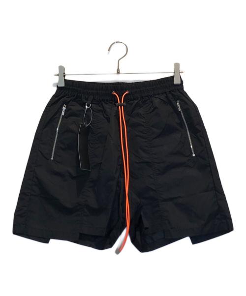 always out of stock（オールウェイズ アウト オブ ストック）Always Out Of Stock (オールウェイズ アウト オブ ストック) ナイロンハーフパンツ ブラック サイズ:M 未使用品の古着・服飾アイテム