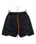 Always Out Of Stock（オールウェイズ アウト オブ ストック）の古着「ナイロンハーフパンツ」｜ブラック