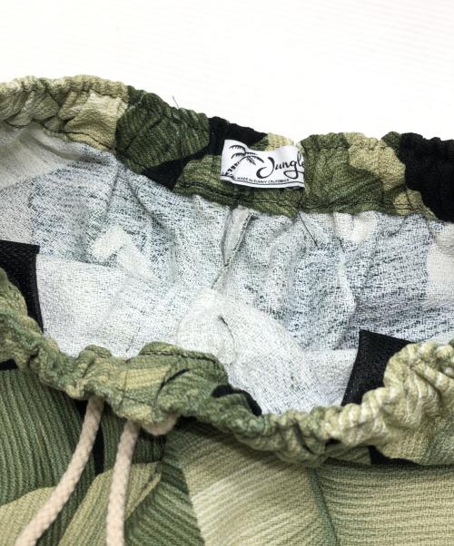 Jungle Gurl（ジャングルガール）Jungle Gurl (ジャングルガール) 総柄ハーフパンツ グリーン サイズ:Sの古着・服飾アイテム