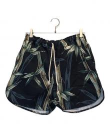 Jungle Gurl（ジャングルガール）の古着「総柄ハーフパンツ」｜ブラック