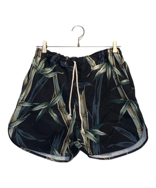 Jungle Gurl（ジャングルガール）Jungle Gurl (ジャングルガール) 総柄ハーフパンツ ブラック サイズ:Sの古着・服飾アイテム