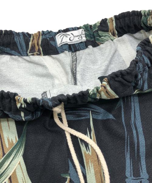 Jungle Gurl（ジャングルガール）Jungle Gurl (ジャングルガール) 総柄ハーフパンツ ブラック サイズ:Sの古着・服飾アイテム