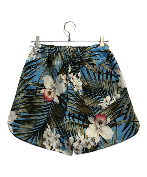 Jungle Gurl（ジャングルガール）Jungle Gurl (ジャングルガール) 総柄ハーフパンツ ブルー サイズ:Sの古着・服飾アイテム