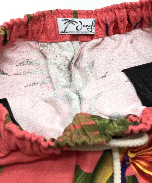 Jungle Gurl（ジャングルガール）Jungle Gurl (ジャングルガール) 総柄ハーフパンツ ピンク サイズ:Sの古着・服飾アイテム