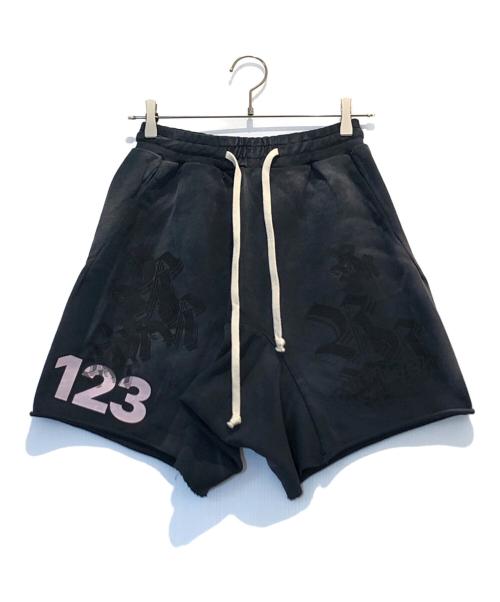 RRR123（リヴィントンロイレビス）RRR123 (リヴィントンロイレビス) スウェットハーフパンツ ブラック サイズ:1の古着・服飾アイテム