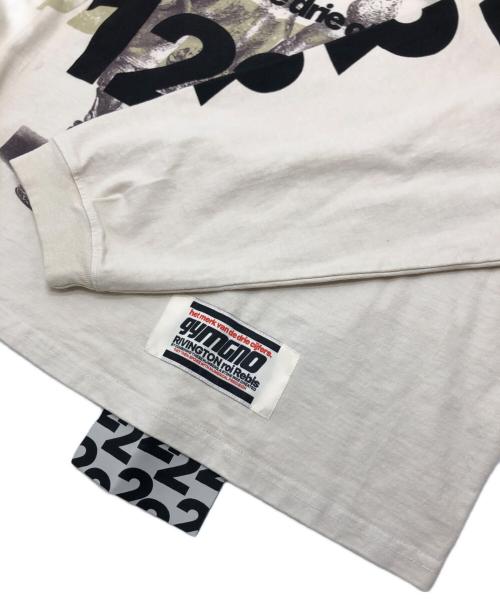 RRR123（リヴィントンロイレビス）RRR123 (リヴィントンロイレビス) OUR HAND L/S TEE ベージュ サイズ:表記なしの古着・服飾アイテム