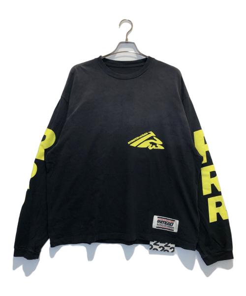 RRR123（リヴィントンロイレビス）RRR123 (リヴィントンロイレビス) プリントカットソー ブラック サイズ:表記なしの古着・服飾アイテム